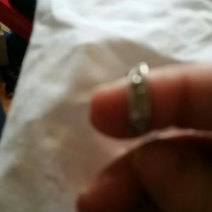 Custom made silver ring